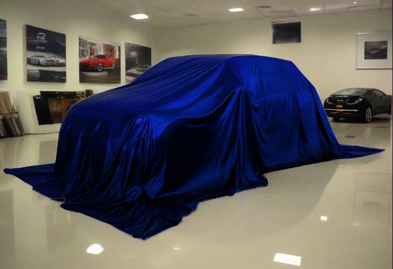 Blue_silk_car_reveal ##Silk Car Cover## ##Car Reveal## ##Car Cover Cloth##