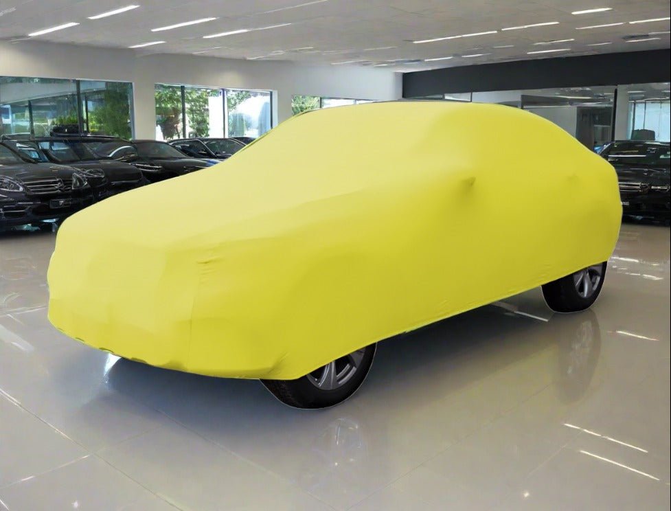 SUV_car_cover_in_yellow ##carcover## ##bespokecarcover## ##outdoorcarcover##